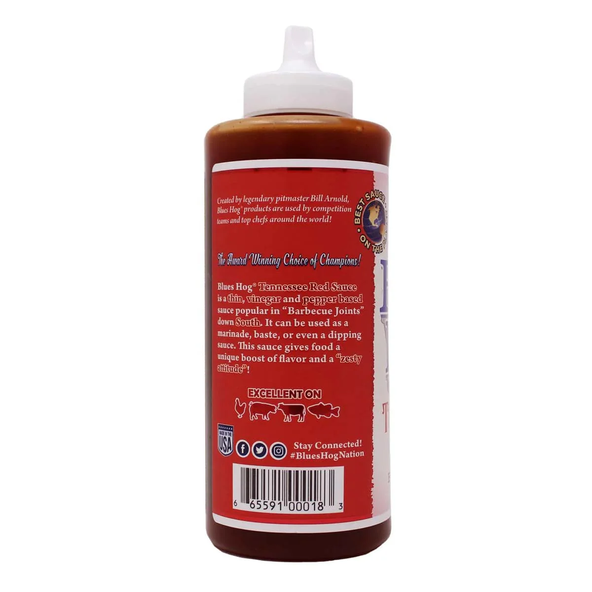 Blues Hog Tennesee Red BBQ Sauce Squeeze Bottle (24 oz.) - 70210 - Image 2