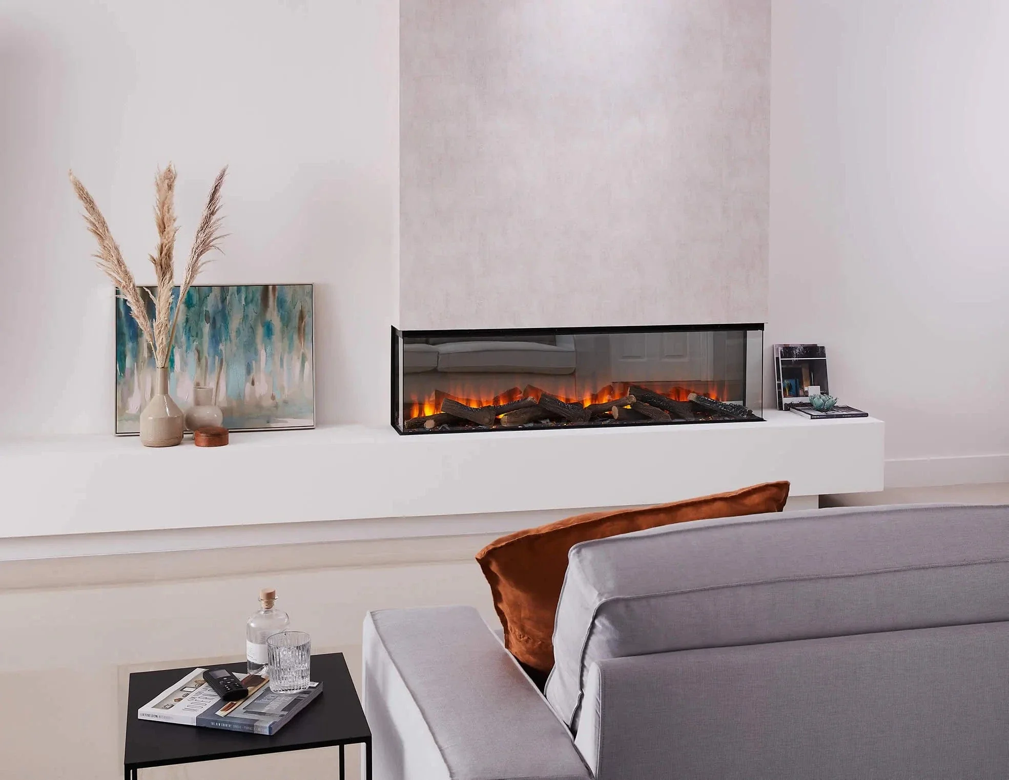 British Fires New Forest 63" Electric Fireplace (Black Edition) - Image 14