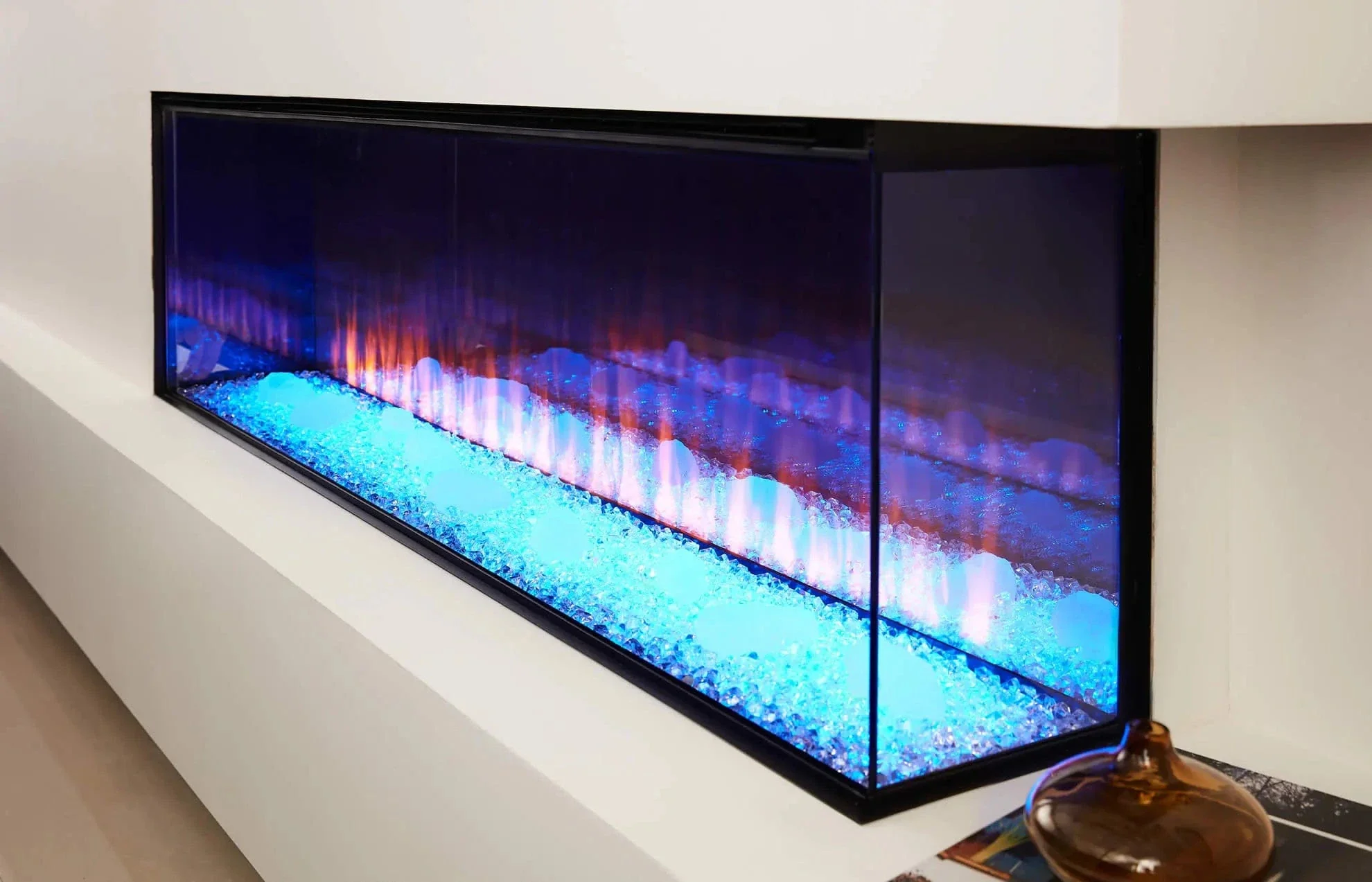 British Fires New Forest 63" Electric Fireplace (Black Edition) - Image 5