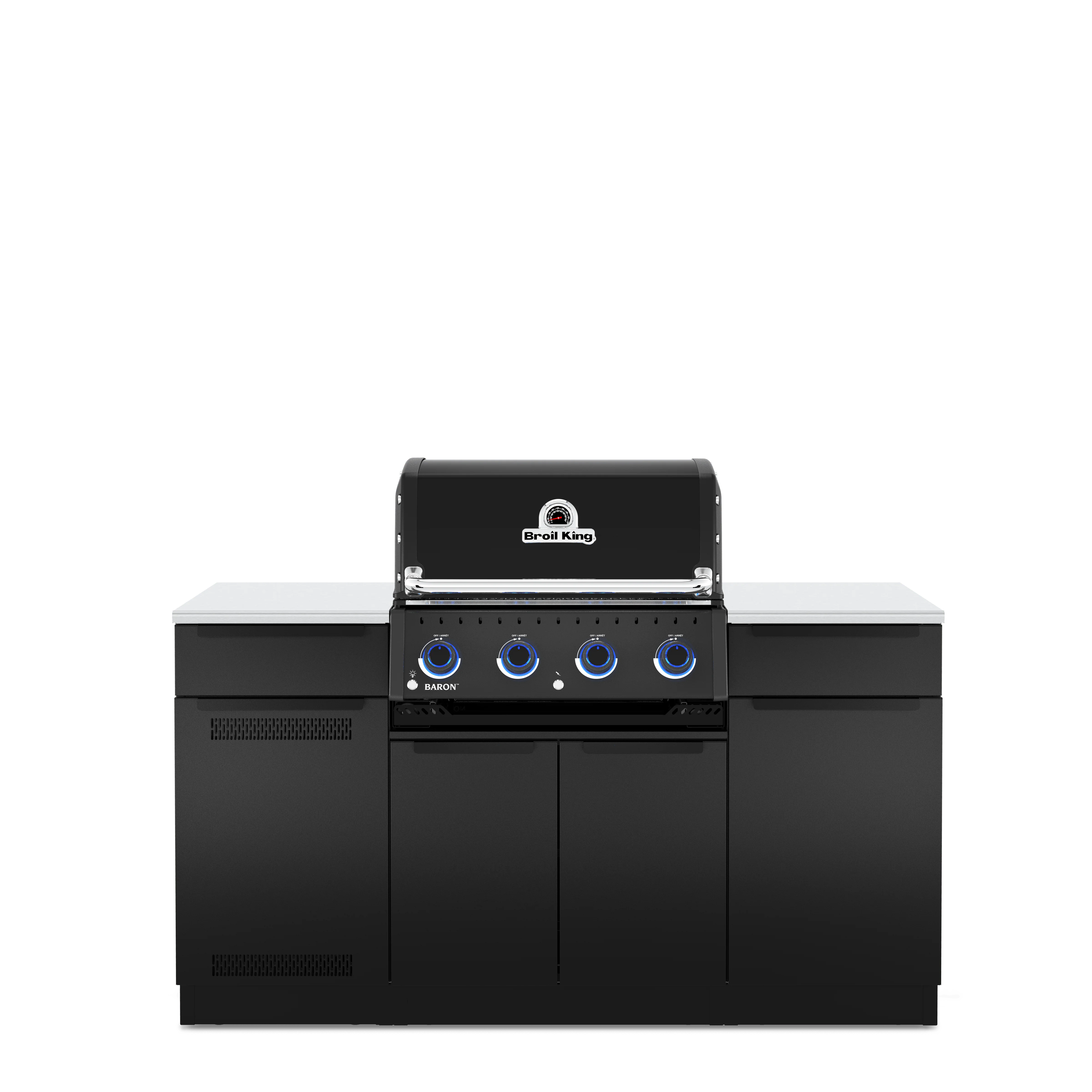 Broil King Baron 420i Shadow Gas Grill Island