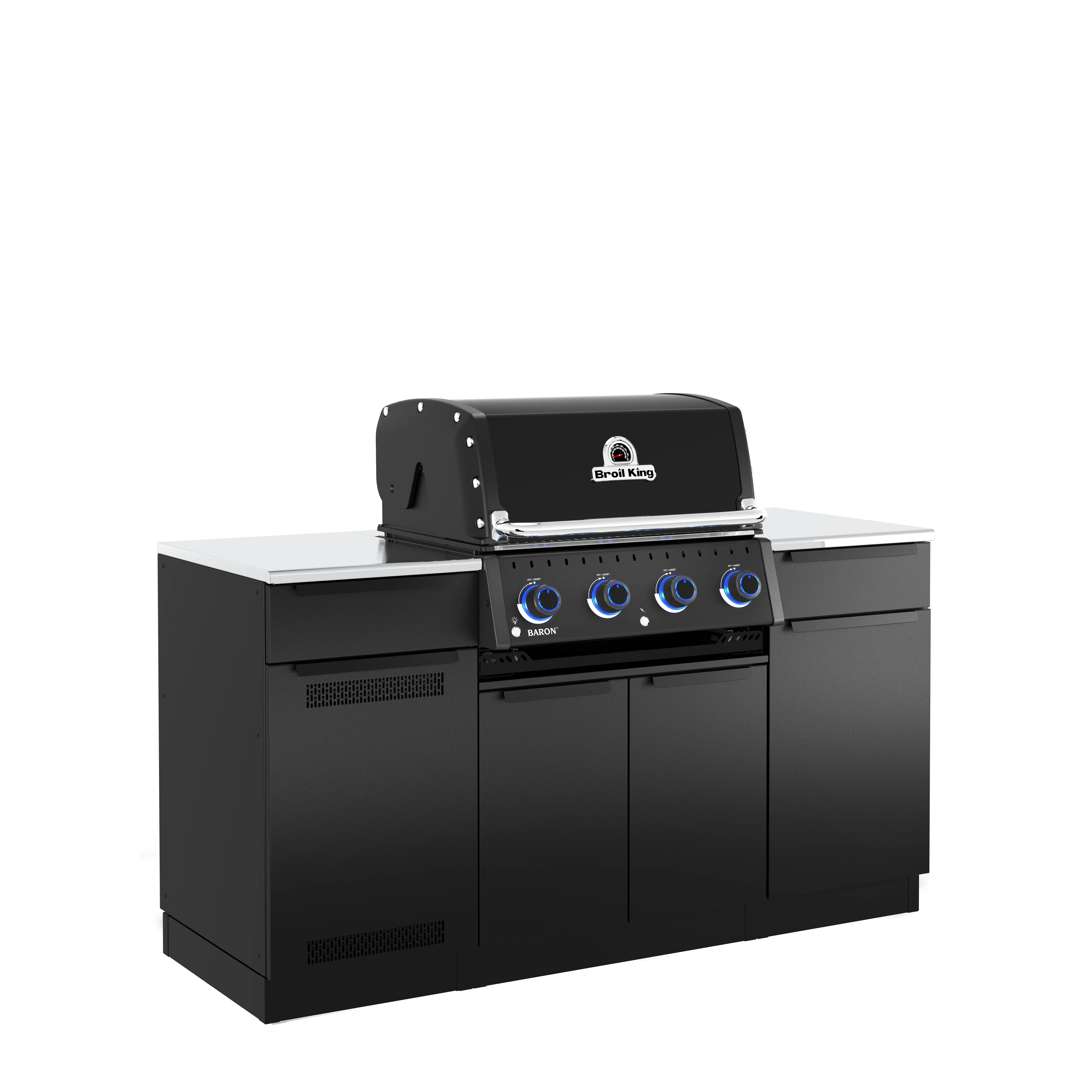 Broil King Baron 420i Shadow Gas Grill Island - Image 3