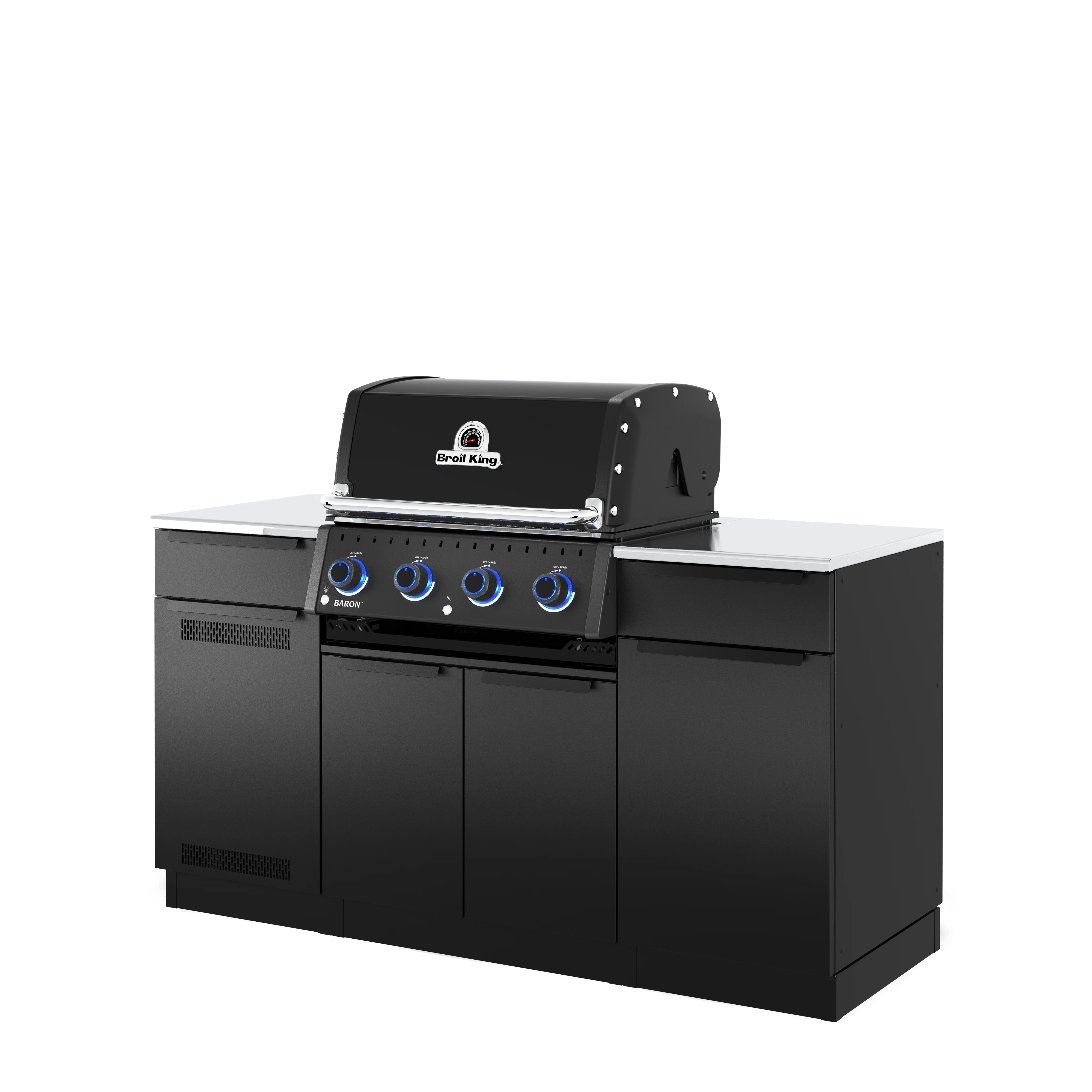 Broil King Baron 420i Shadow Gas Grill Island - Image 5