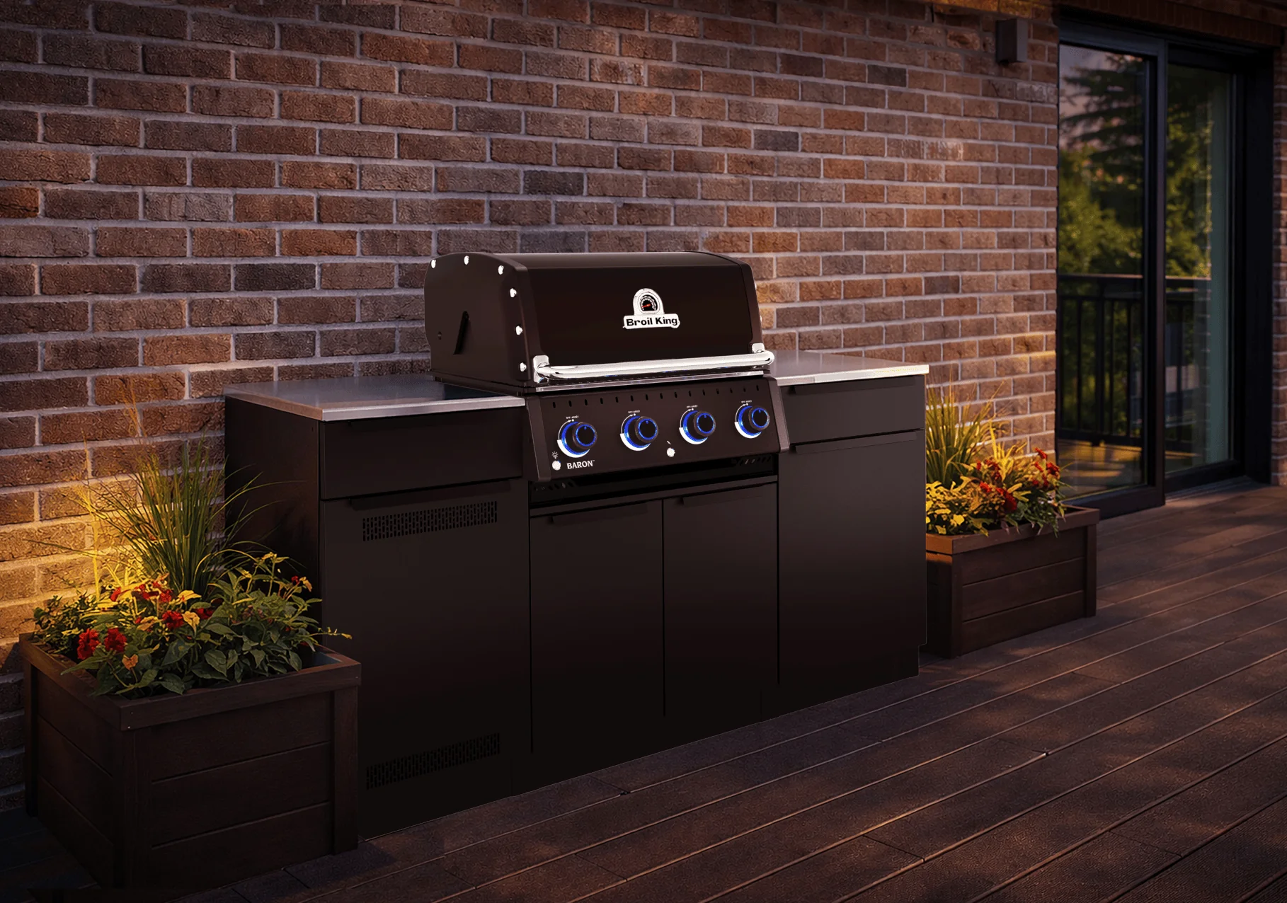 Broil King Baron 420i Shadow Gas Grill Island - Image 6