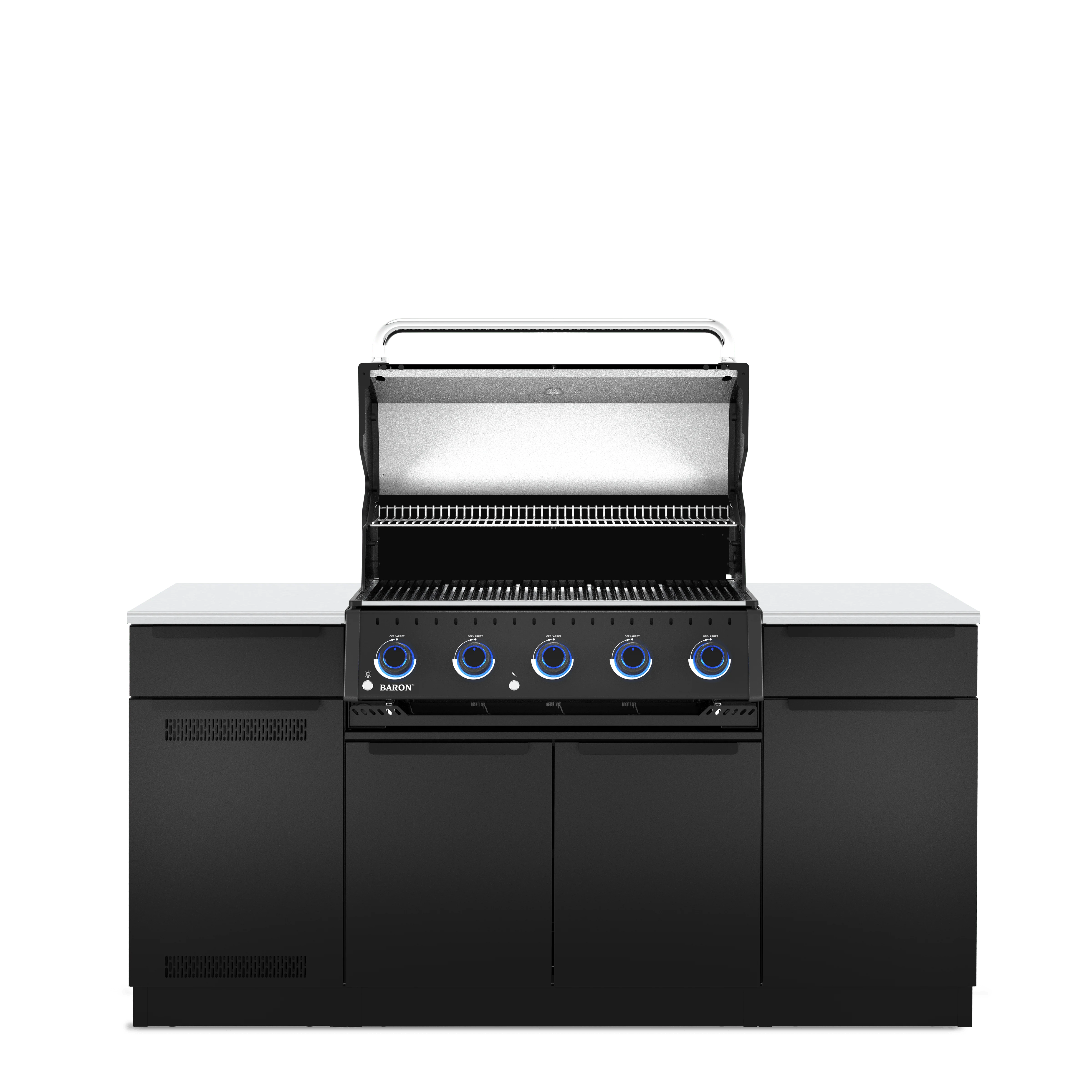 Broil King Baron 520i Shadow Gas Grill Island - Image 2