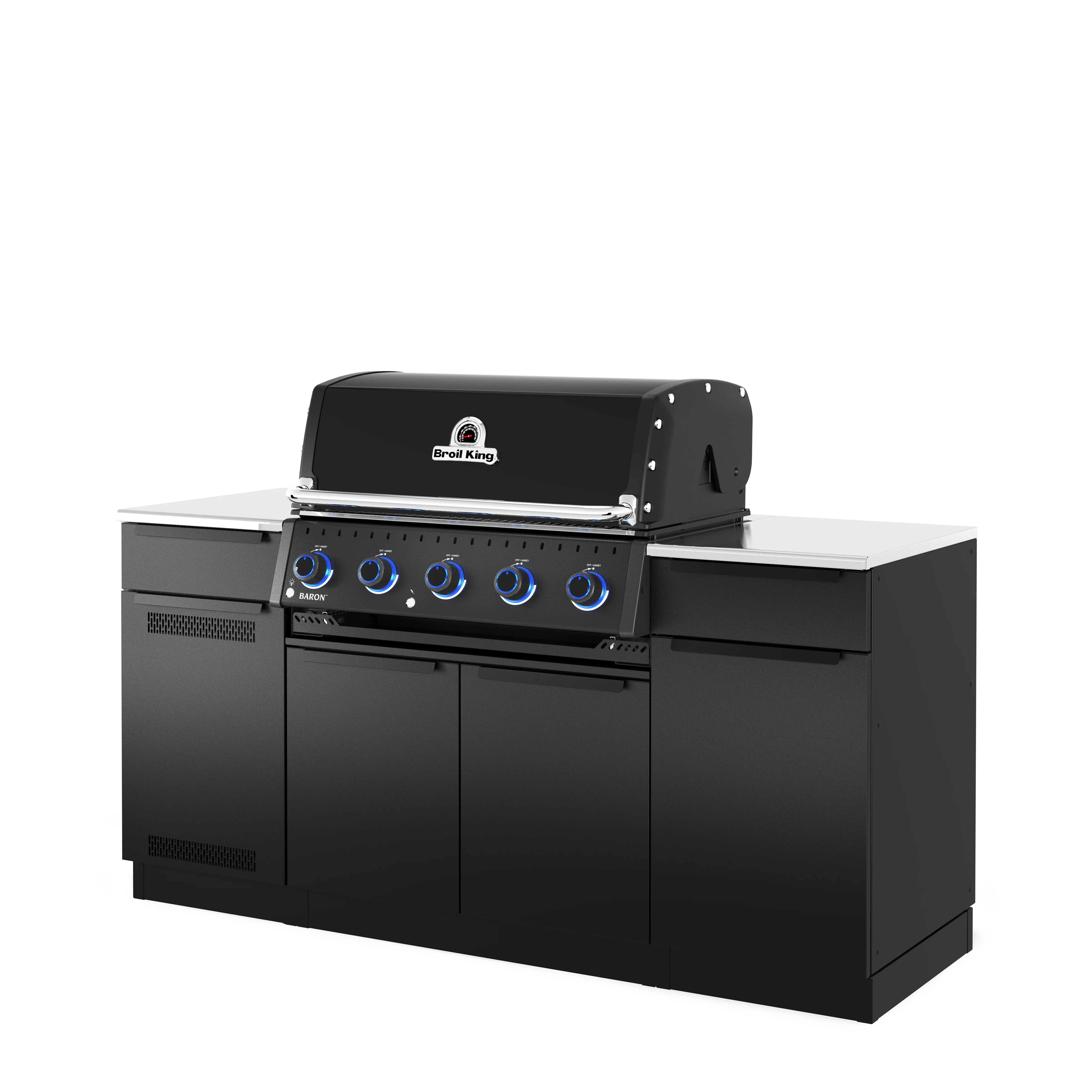 Broil King Baron 520i Shadow Gas Grill Island - Image 5