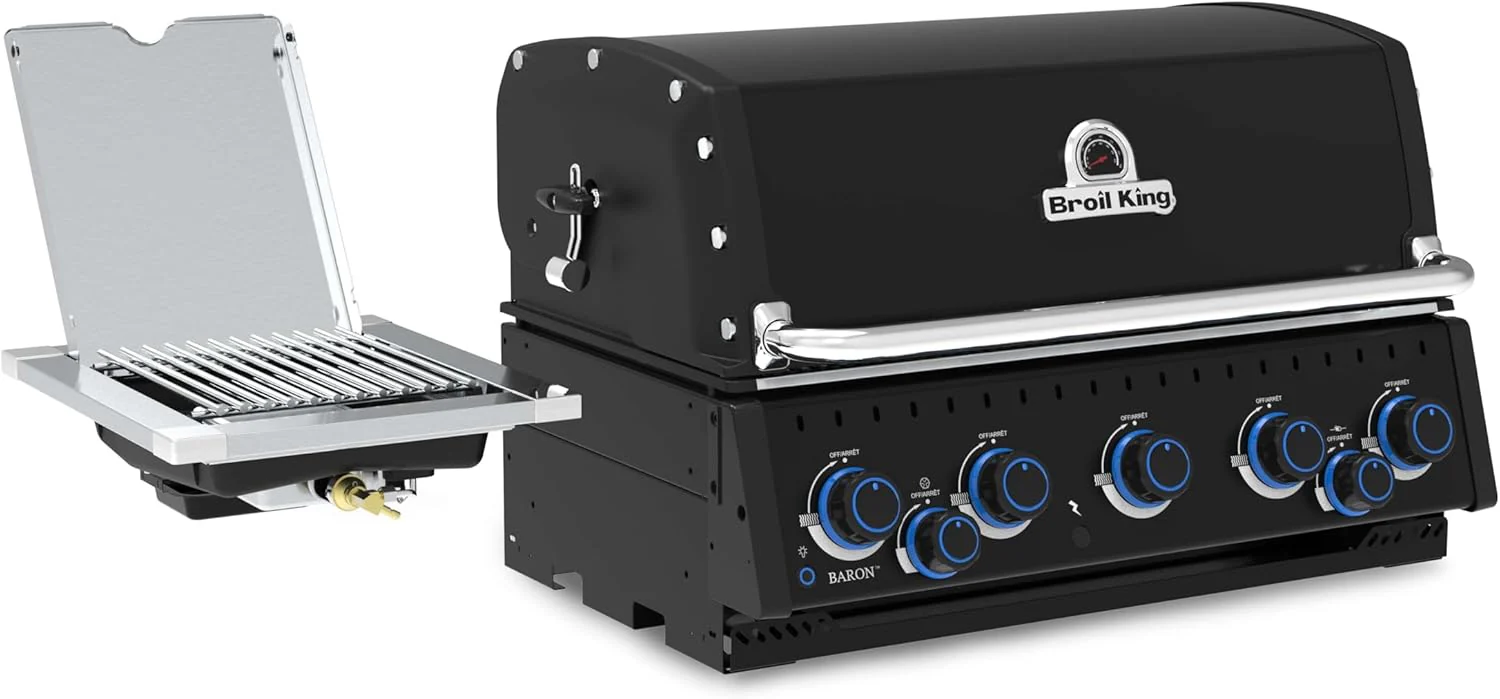 Broil King Baron 590 32" Infrared Shadow Built-In Gas Grill - Image 5