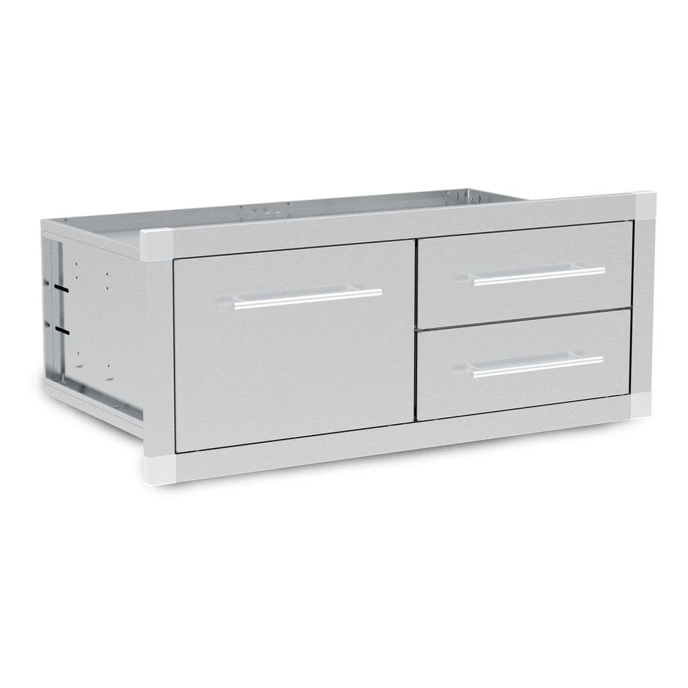 Broil King Enclosed 2 Drawer & 1 Drawer Cabinet Assembly - 800910 - Image 4