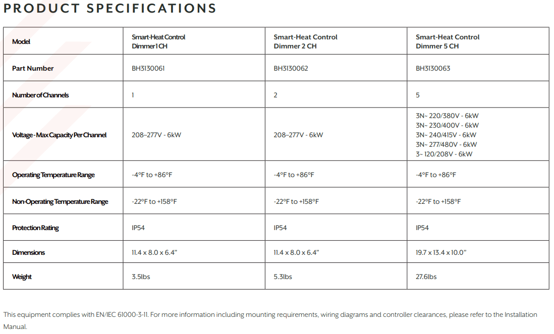 Bromic Heating Affinity Smart-Heat Control Dimmer - Image 5
