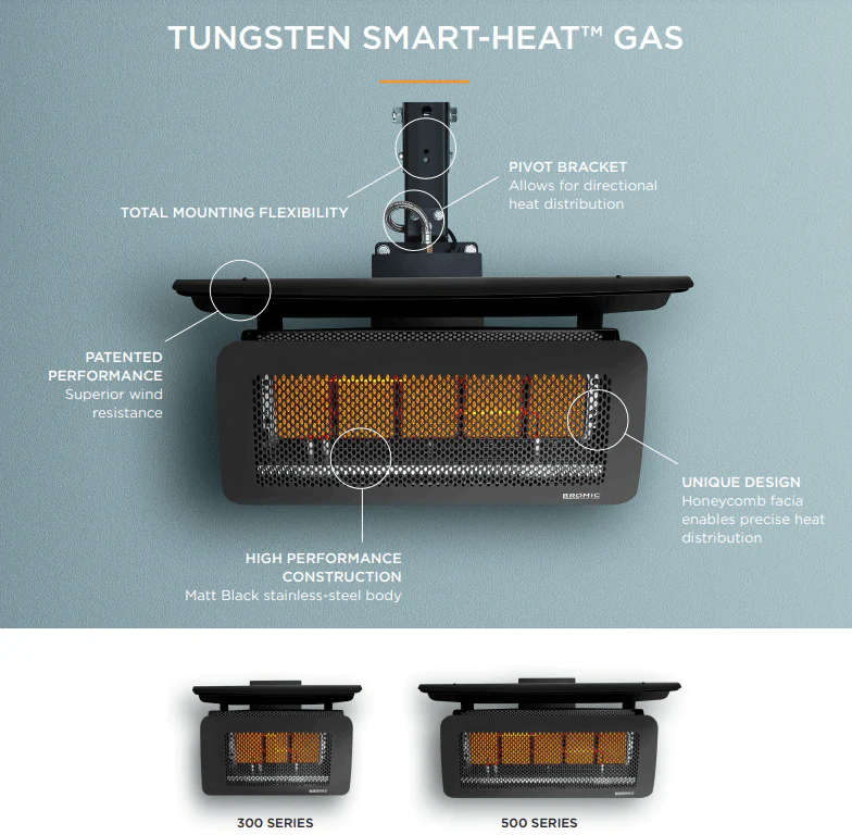 Bromic Heating Tungsten 500 Smart-Heat Gas Heater - Image 3