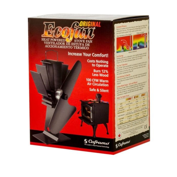 Caframo Ecofan Original 100 CFM Wood Stove Fan - 800CAXBX - Image 3