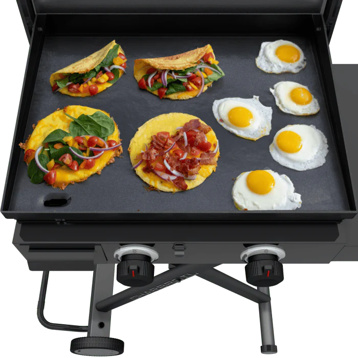 Char Broil Performance Series 22" Folding Cart 2 Burner Portable Propane Gas Griddle - Image 7