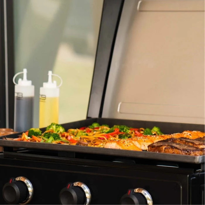 Char Broil Performance Series 28" XL Propane Gas Griddle With Cart 3 Burner Flat Top Grill - Image 13