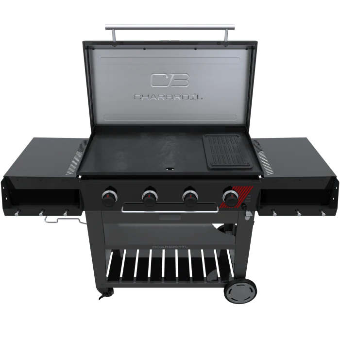 Char Broil Performance Series 36" Deluxe Propane Gas Griddle with Cart 4 Burner Flat Top Grill - Image 5