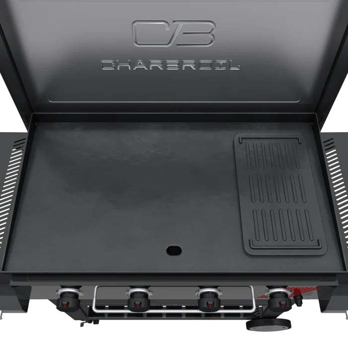 Char Broil Performance Series 36" Deluxe Propane Gas Griddle with Cart 4 Burner Flat Top Grill - Image 7