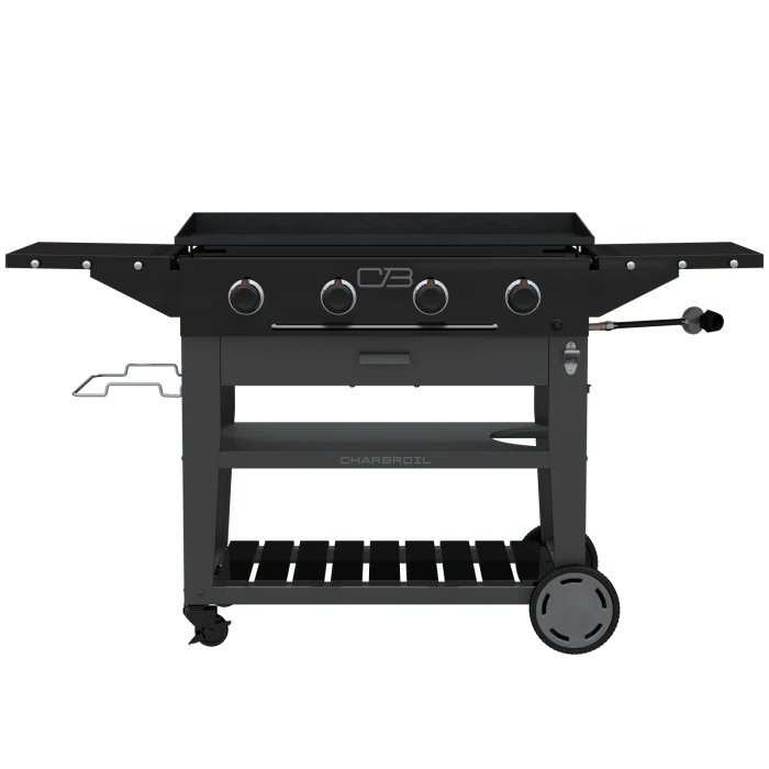 Char Broil Performance Series 36" Propane Gas Griddle with Cart 4 Burner Flat Top Grill - Image 6