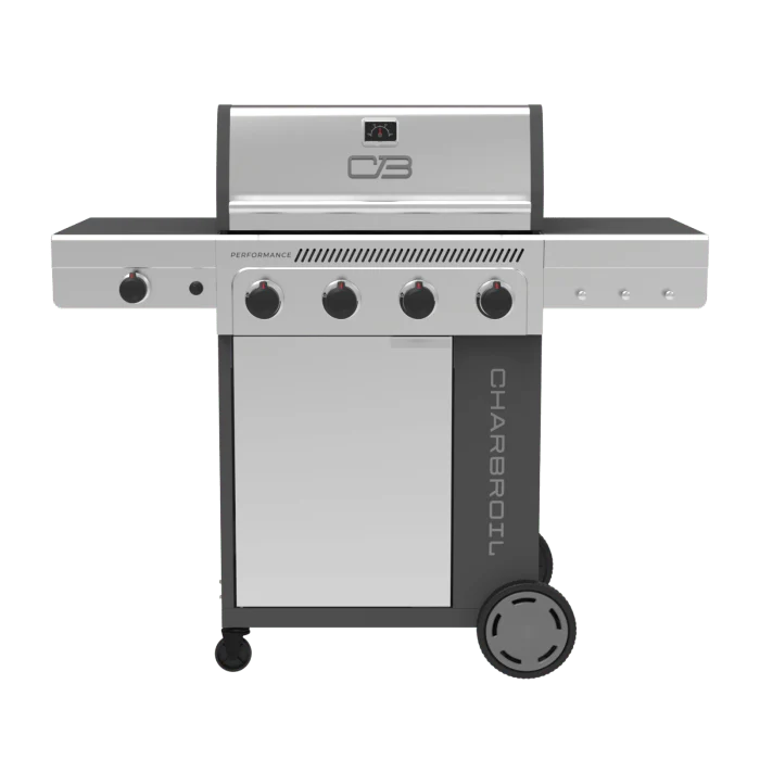 Char Broil Performance Series FlavorMax 4 Burner Gas Grill Cabinet with Side Burner - Image 16