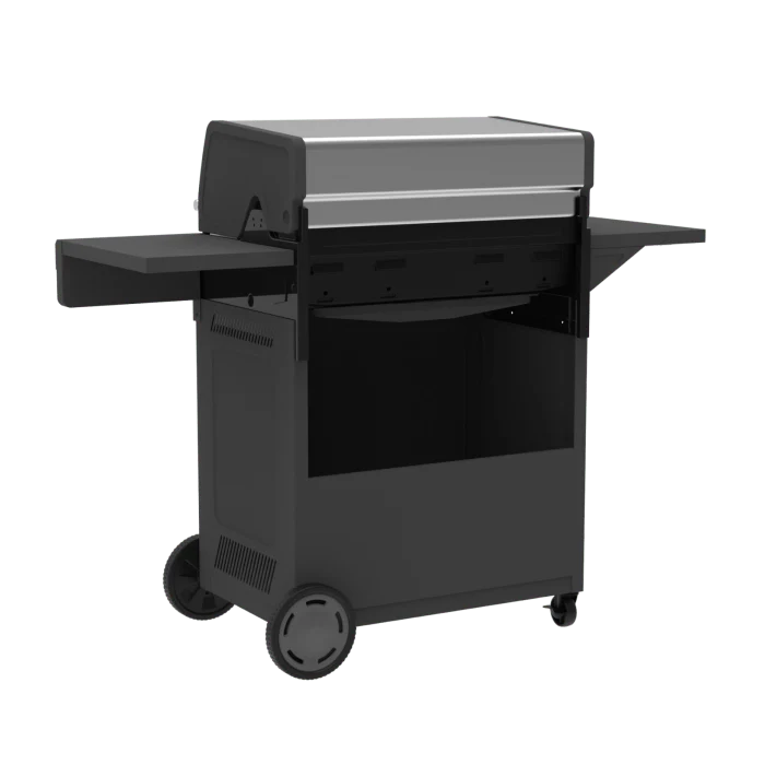 Char Broil Performance Series FlavorMax™ 5 Burner Gas Grill Cabinet with Side Burner Gray - Image 5