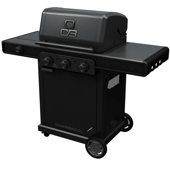 Char Broil Pro Series 3-Burner Gas Grill with Side Burner - Image 4