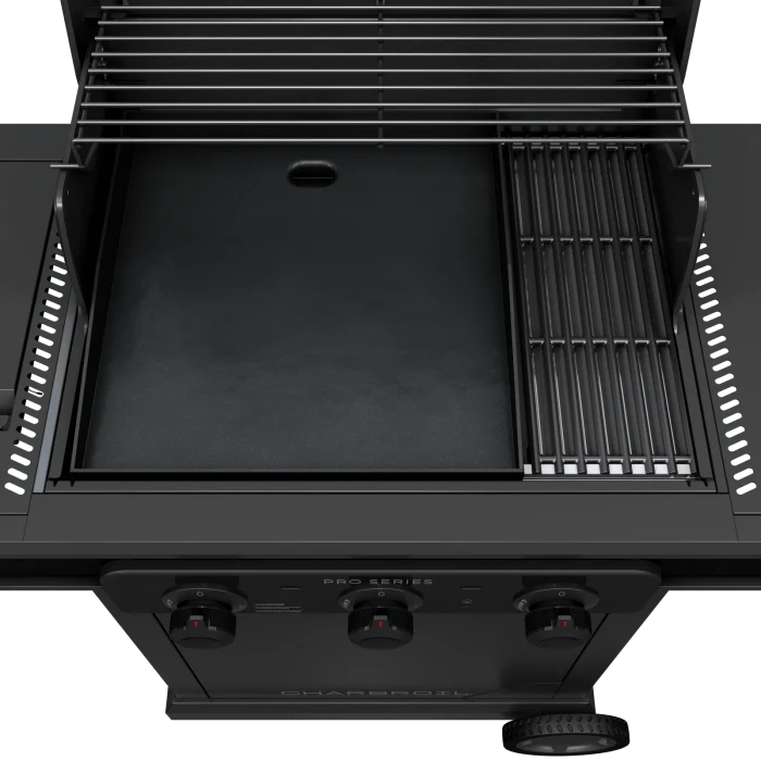 Char Broil Pro Series 3-Burner Gas Grill with Side Burner - Image 7