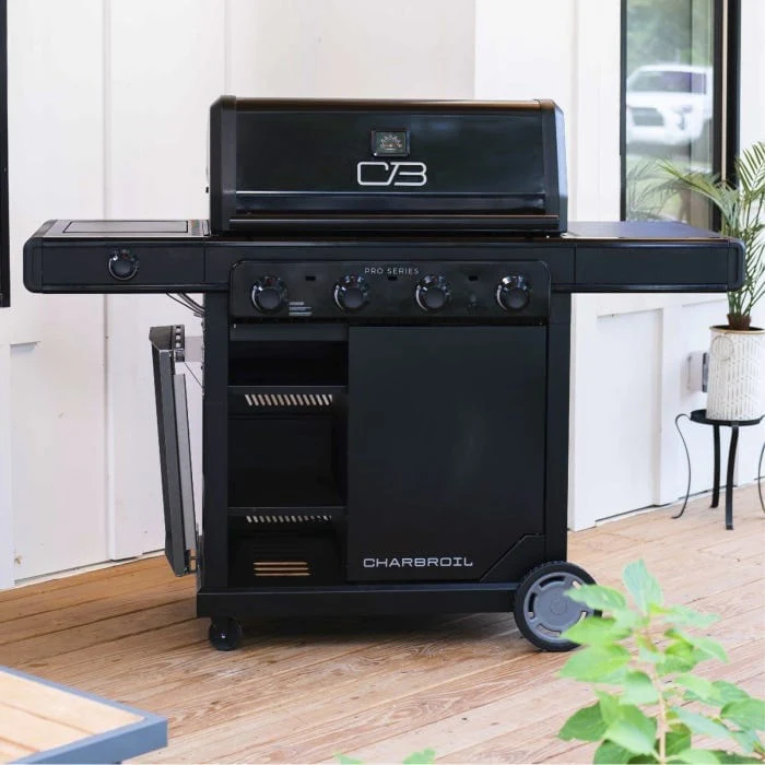 Char Broil Pro Series 4-Burner Gas Grill with Side Burner - Image 11