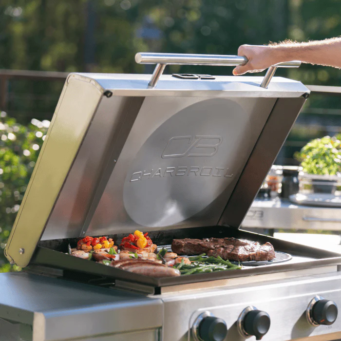 Char Broil Versa-Tile 28" 3-Burner All-in-one Cooking Station - Image 5