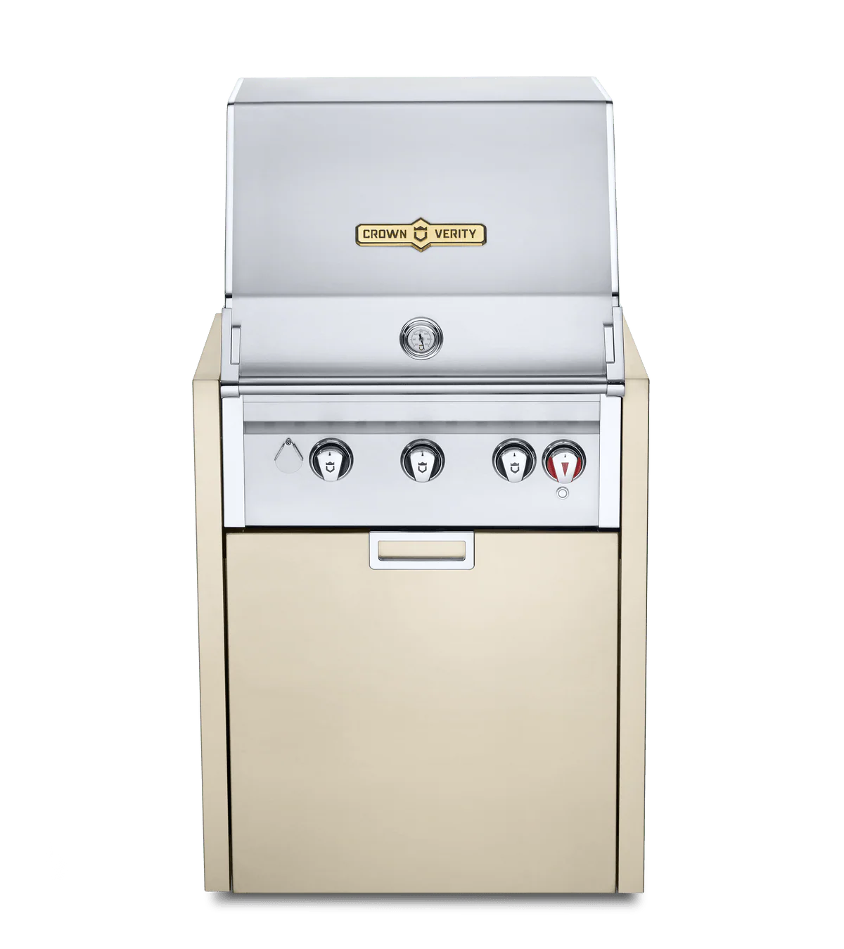 Crown Verity 24" Infinite Modular Gas Grill with Light Package & Propane Tank Holder - Image 5