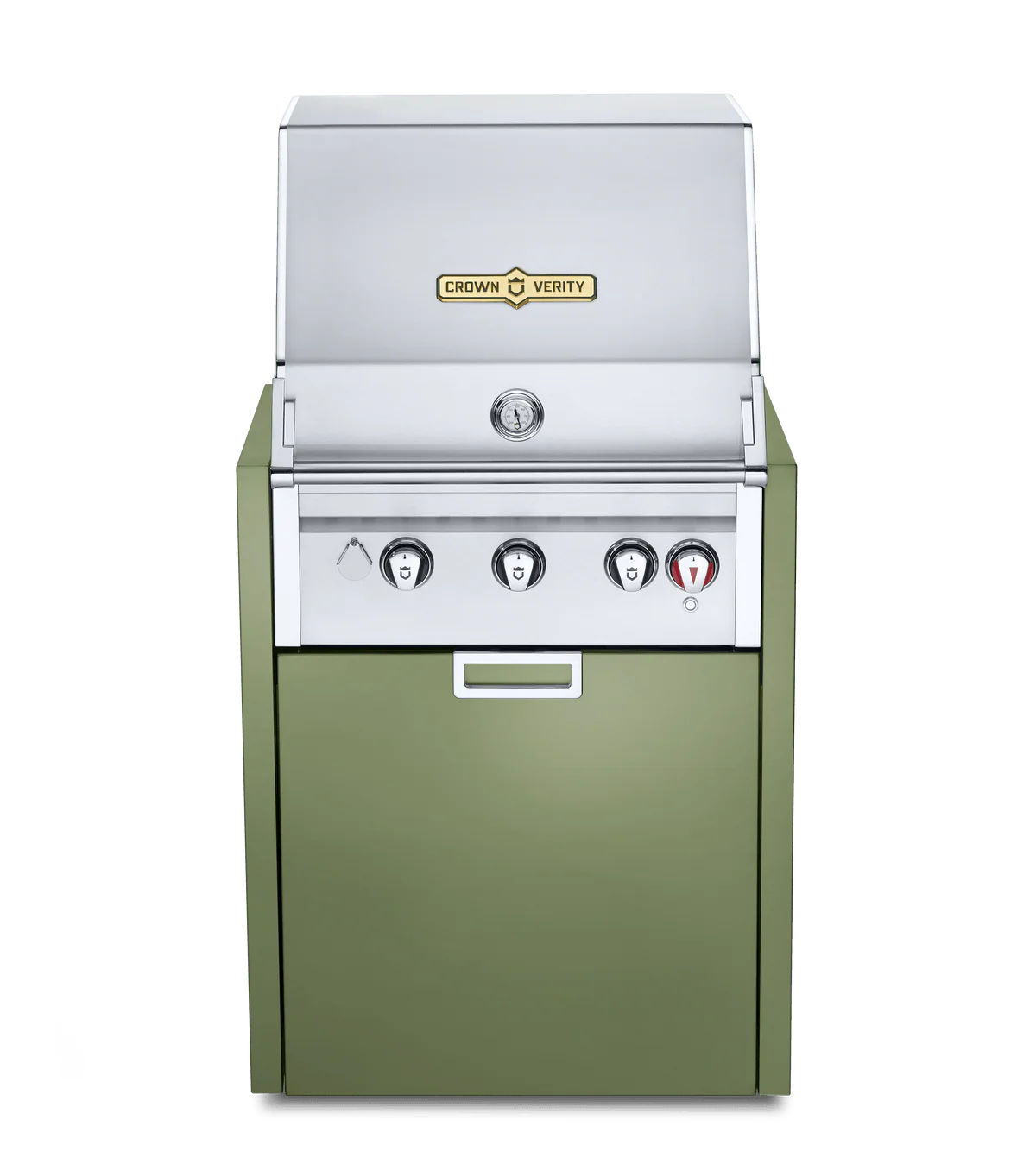 Crown Verity 24" Infinite Modular Gas Grill with Light Package & Propane Tank Holder - Image 6