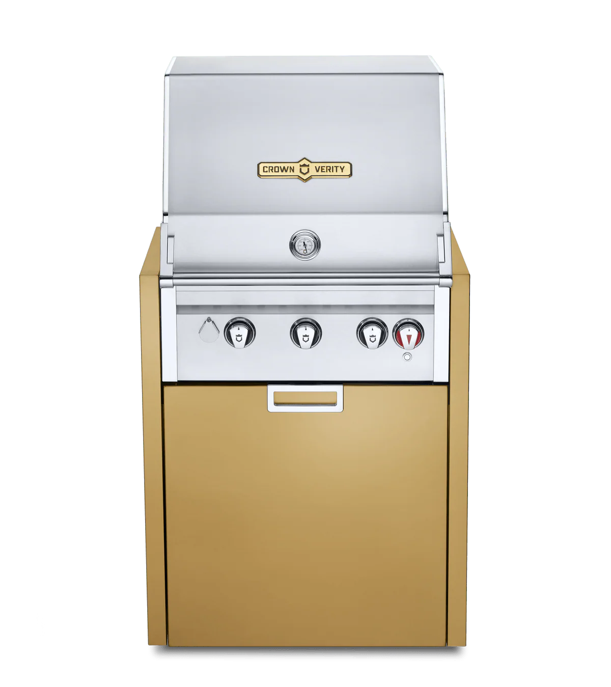 Crown Verity 24" Infinite Modular Gas Grill with Light Package & Propane Tank Holder - Image 8