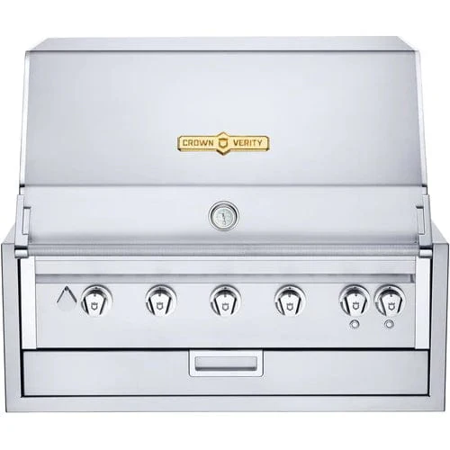 Crown Verity 36" Infinite Built-in Gas Grill with Dome & Light Package