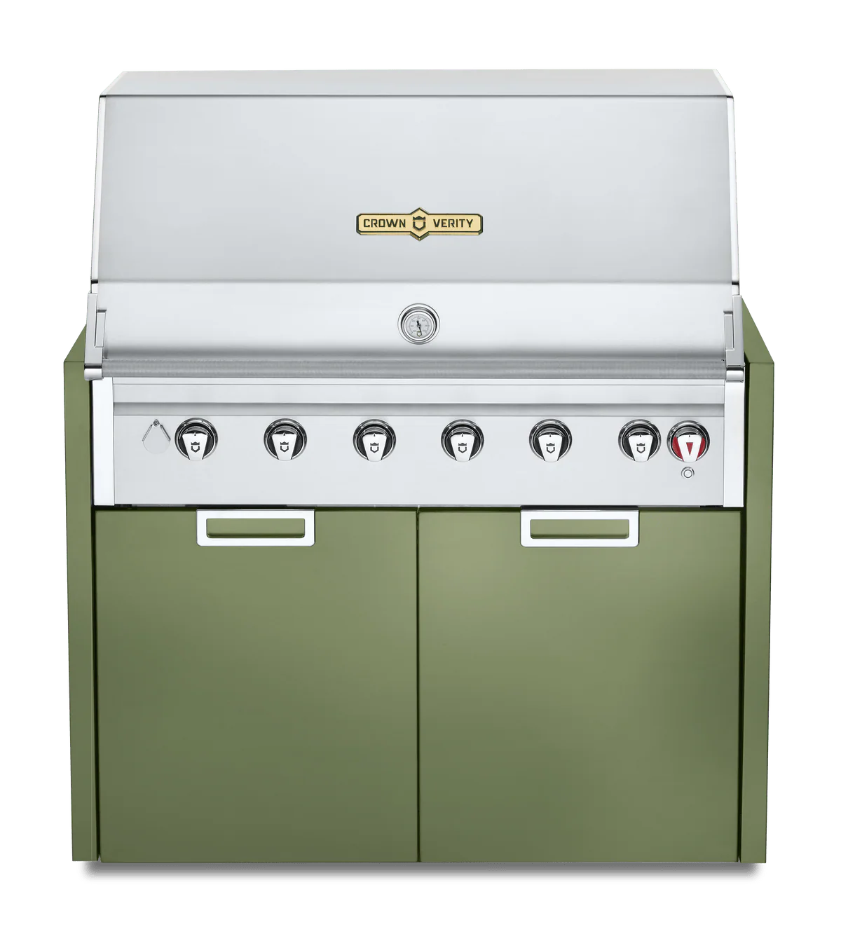 Crown Verity 42" Infinite Modular Gas Grill with Light Package & Propane Tank Holder - Image 7