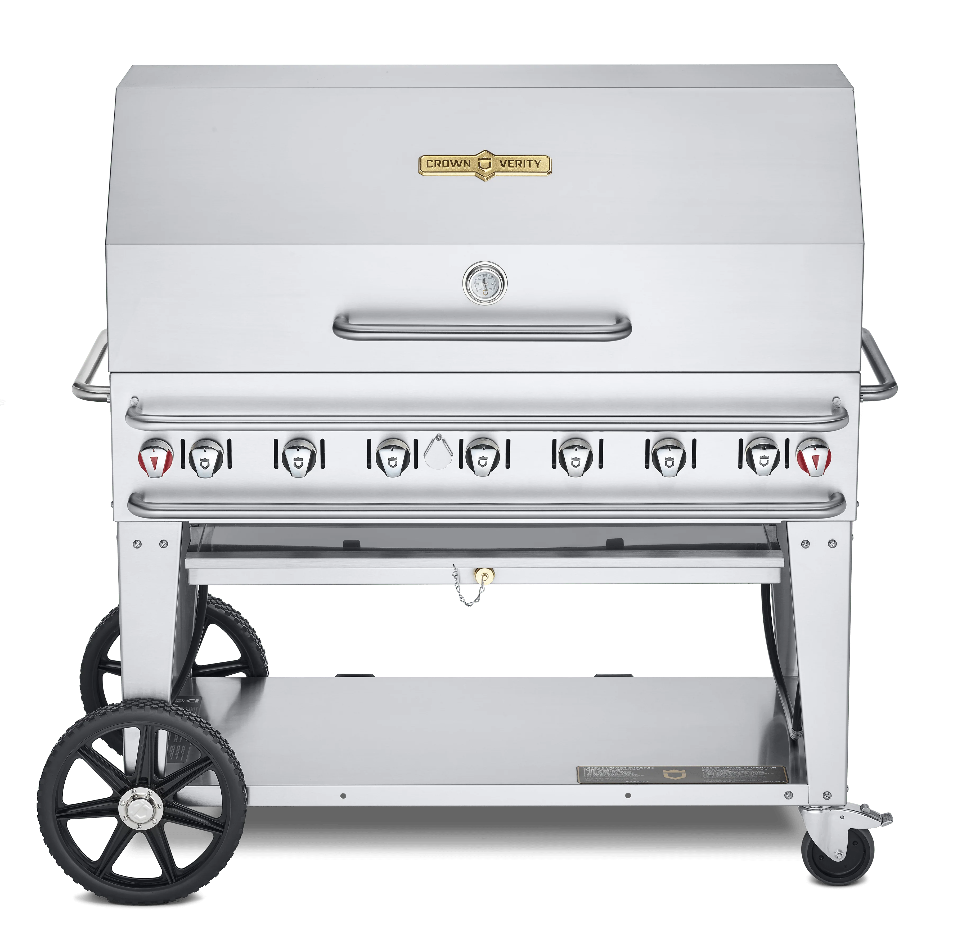 Crown Verity 48" Rental Gas Grill with Dome Package