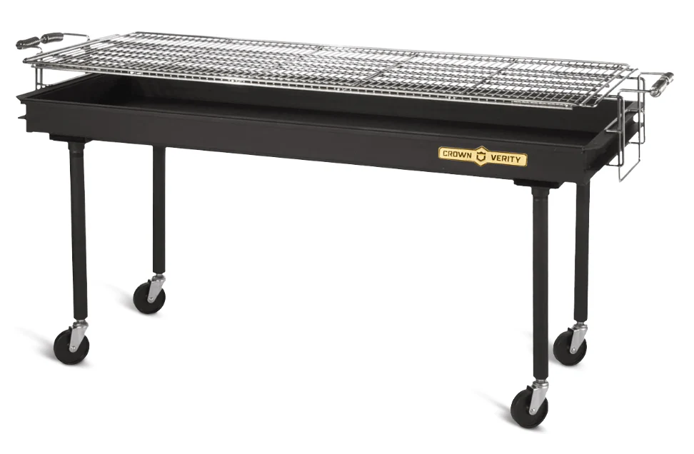 Crown Verity 60" Charcoal BBQ & Cover Package - CV-BM-60PKG