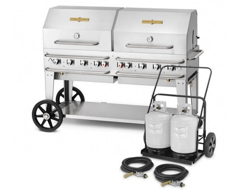 Crown Verity 60" Mobile Club Grill - Image 2