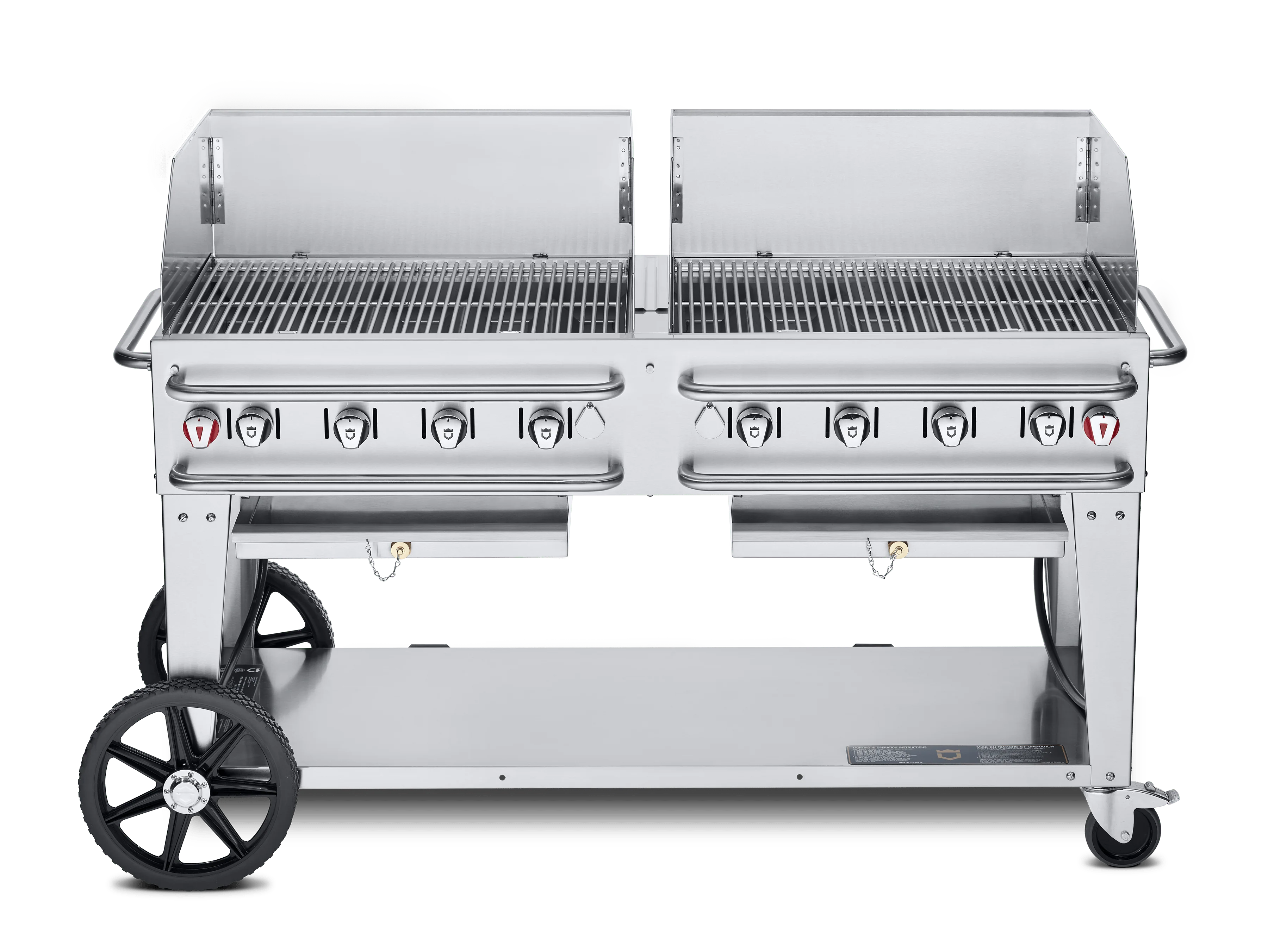 Crown Verity 60" Rental Gas Grill with Windguard Package