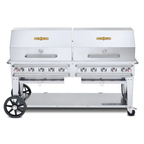 Crown Verity 72" Rental Gas Grill with 2x Dome Package (50/100 lb Tanks Only)