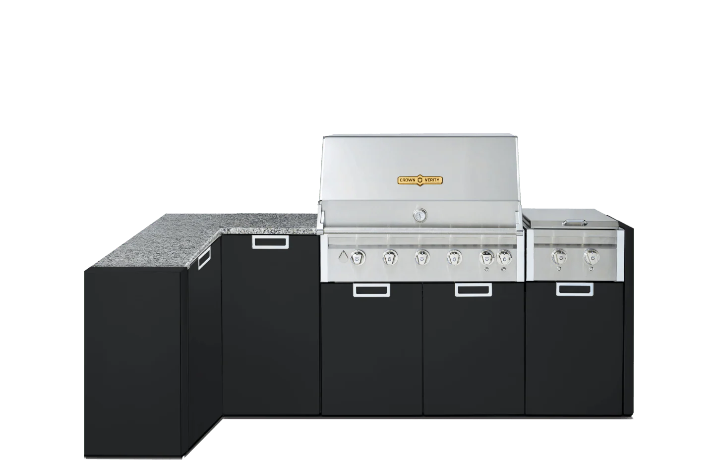 Crown Verity Corner Modular Grill Package (w/ Light Package) - Image 2