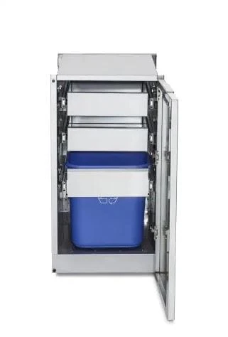 Crown Verity Infinite Series Cabinet Module with Garbage Holder & Double Drawer - ICM-GH-2D - Image 2