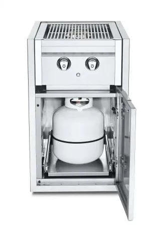 Crown Verity Infinite Series Small Built-In Cabinet with Dual Side Burner & Propane Holder - IBISC-SBLP-PH - Image 2