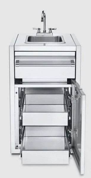 Crown Verity Infinite Series Small Built-In Cabinet with Sink & 2 Single Drawers - IBISC-SK-2D - Image 2