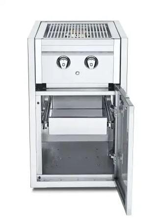 Crown Verity Infinite Series Small Cabinet with Built-In Dual Side Burner & Single Drawer - IBISC-SBNG-1D
