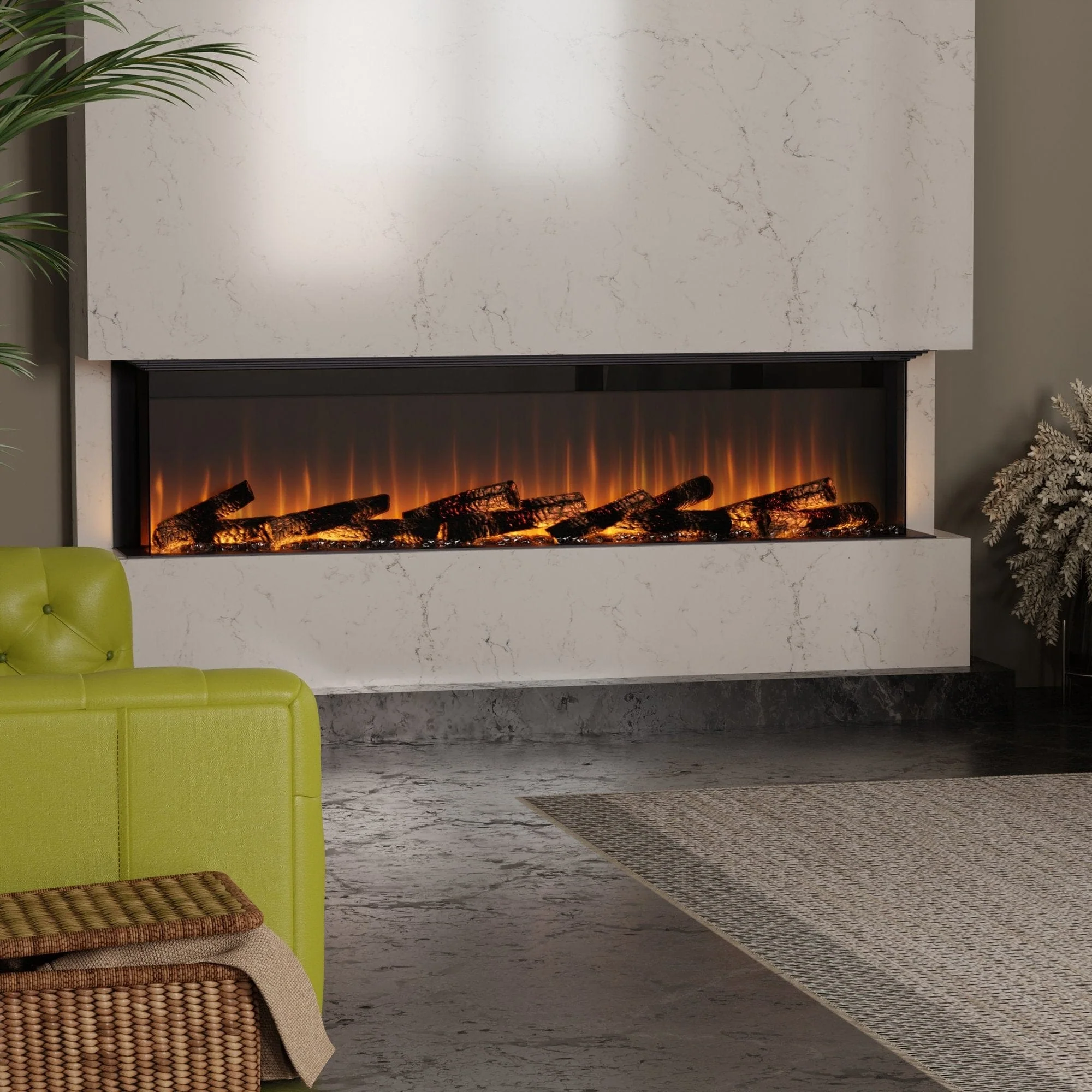 Dimplex Ignite Ultra 74 Linear Electric Fireplace - Image 3