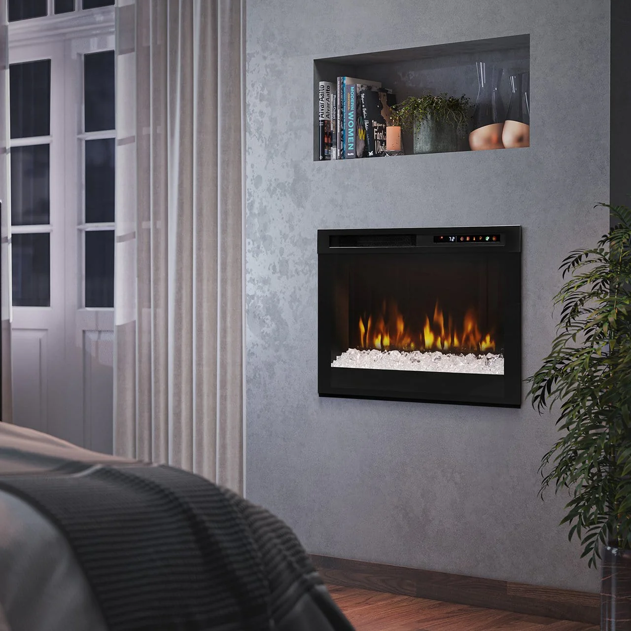 Dimplex Nova XHD 26 Plug-in Electric Firebox (Acrylic Ice) - Image 3