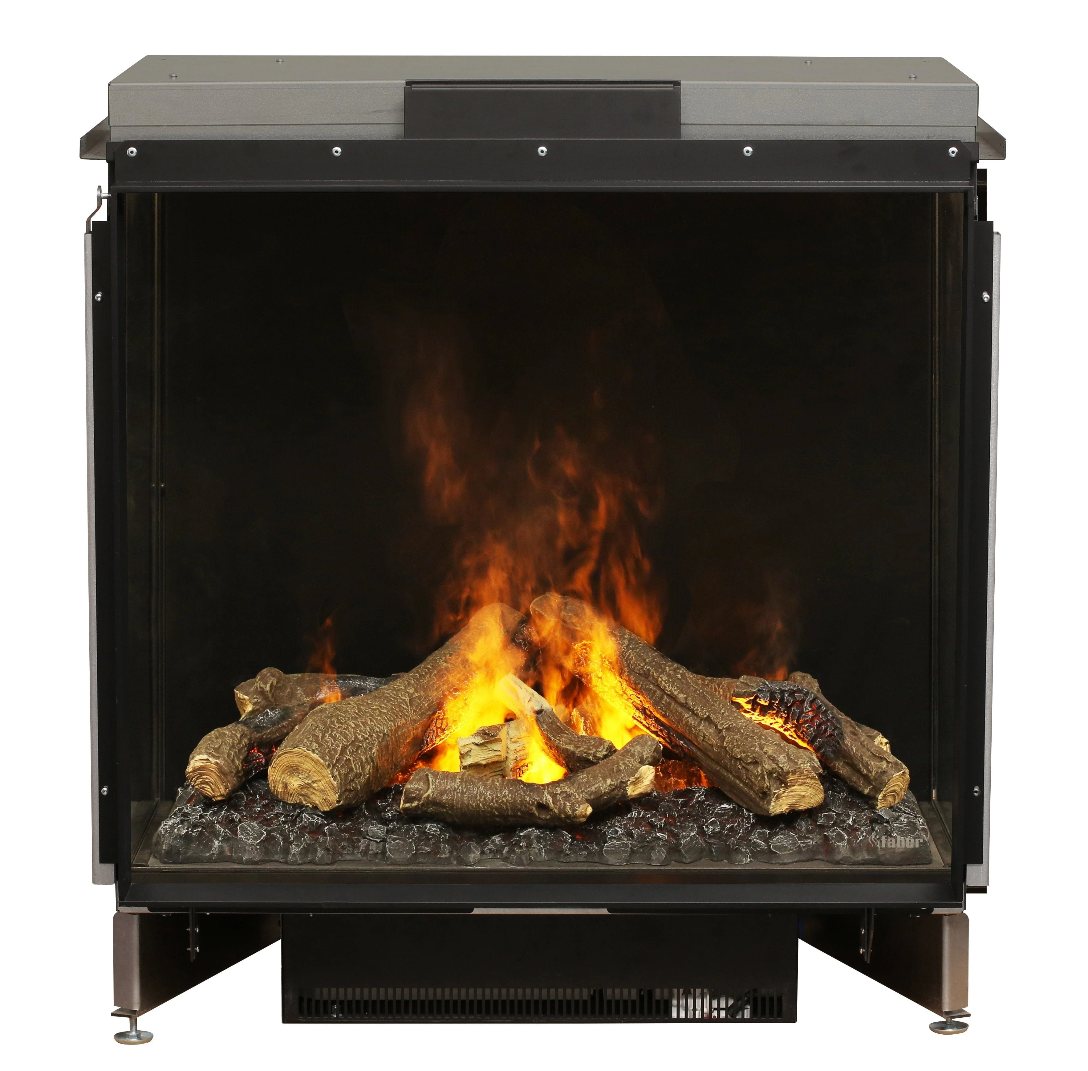 Dimplex OptiMyst e-MatriX Singled-Sided 35" Front-Facing Built-in Water Vapor Fireplace - Image 2