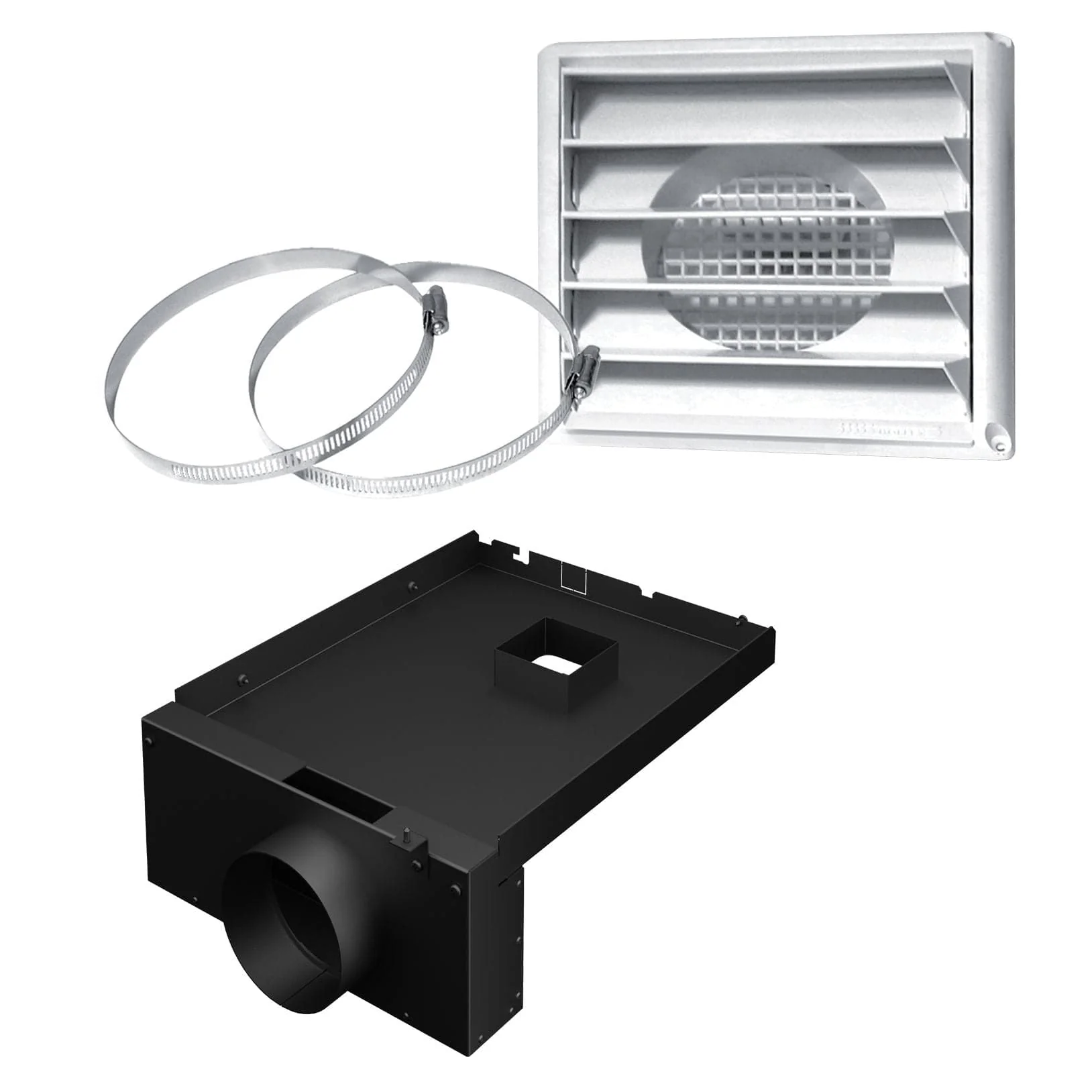 Drolet 5" Diameter Fresh Air Intake Kit (for Wood Stove on Legs) - AC01204