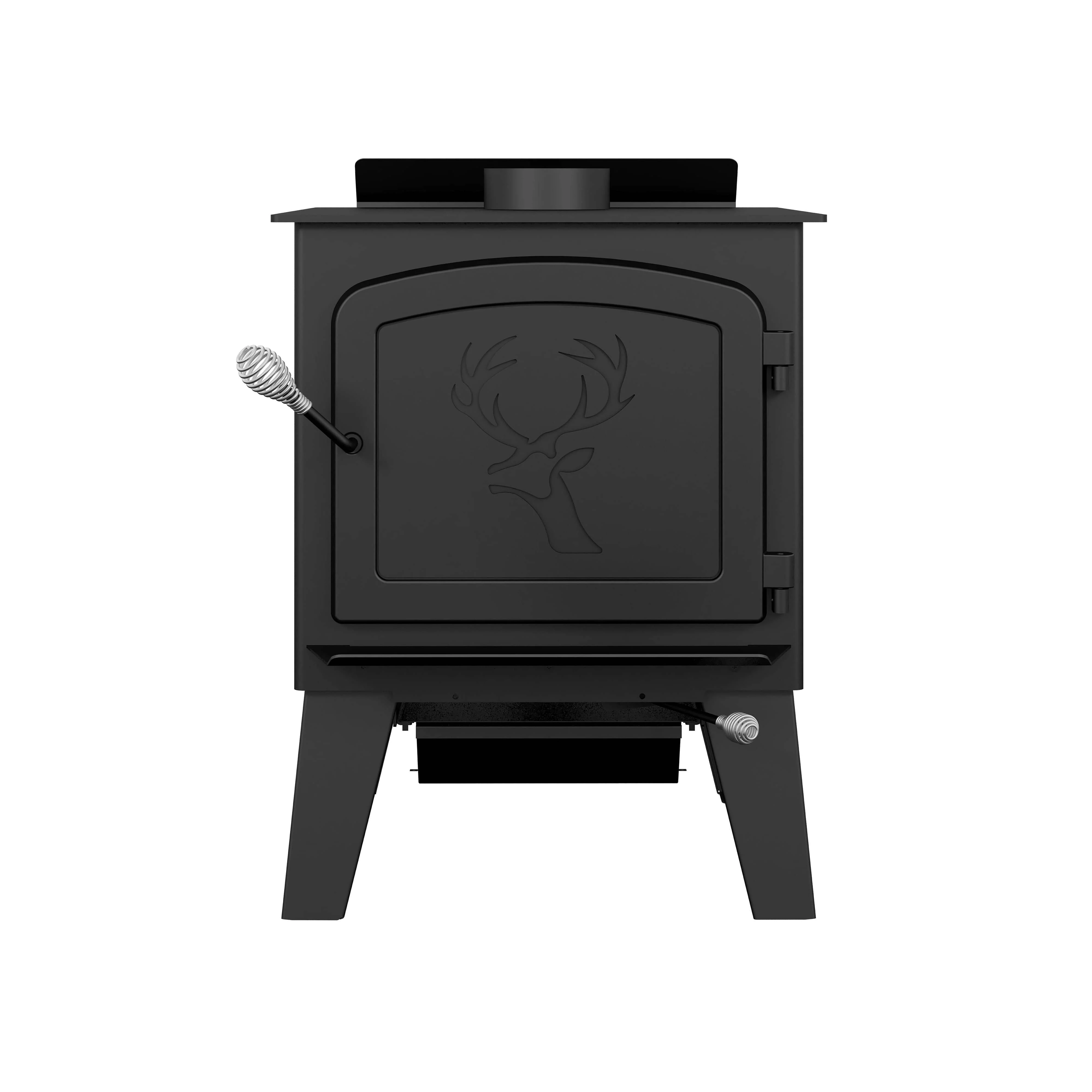 Drolet Black Stag II Wood Stove - Image 2