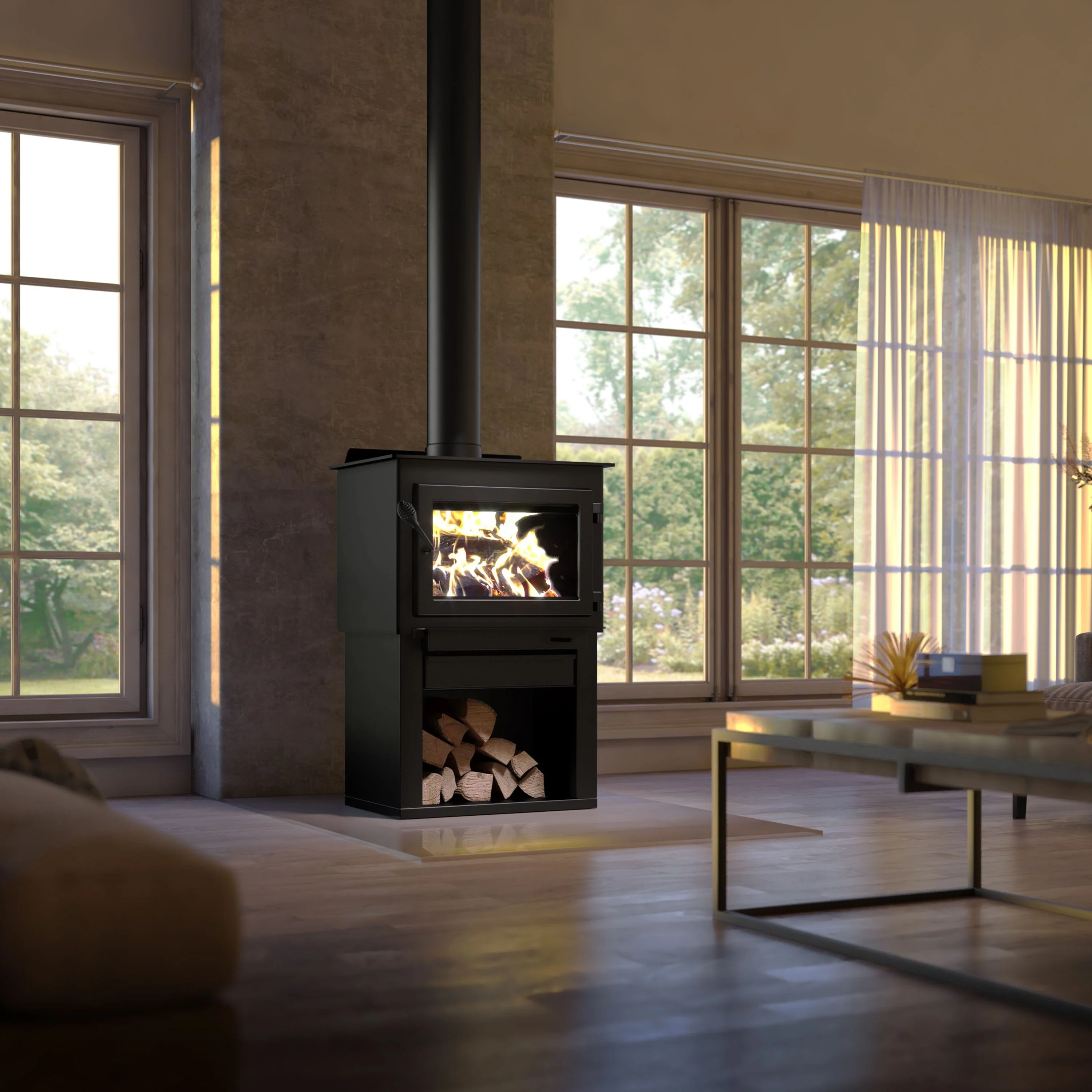 Drolet Deco Alto Wood Stove - Image 6