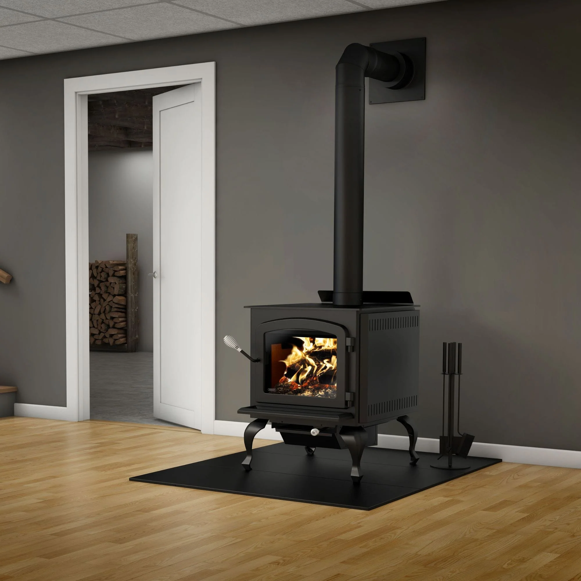 Drolet Legend III Wood Stove w/ Blower - Image 6