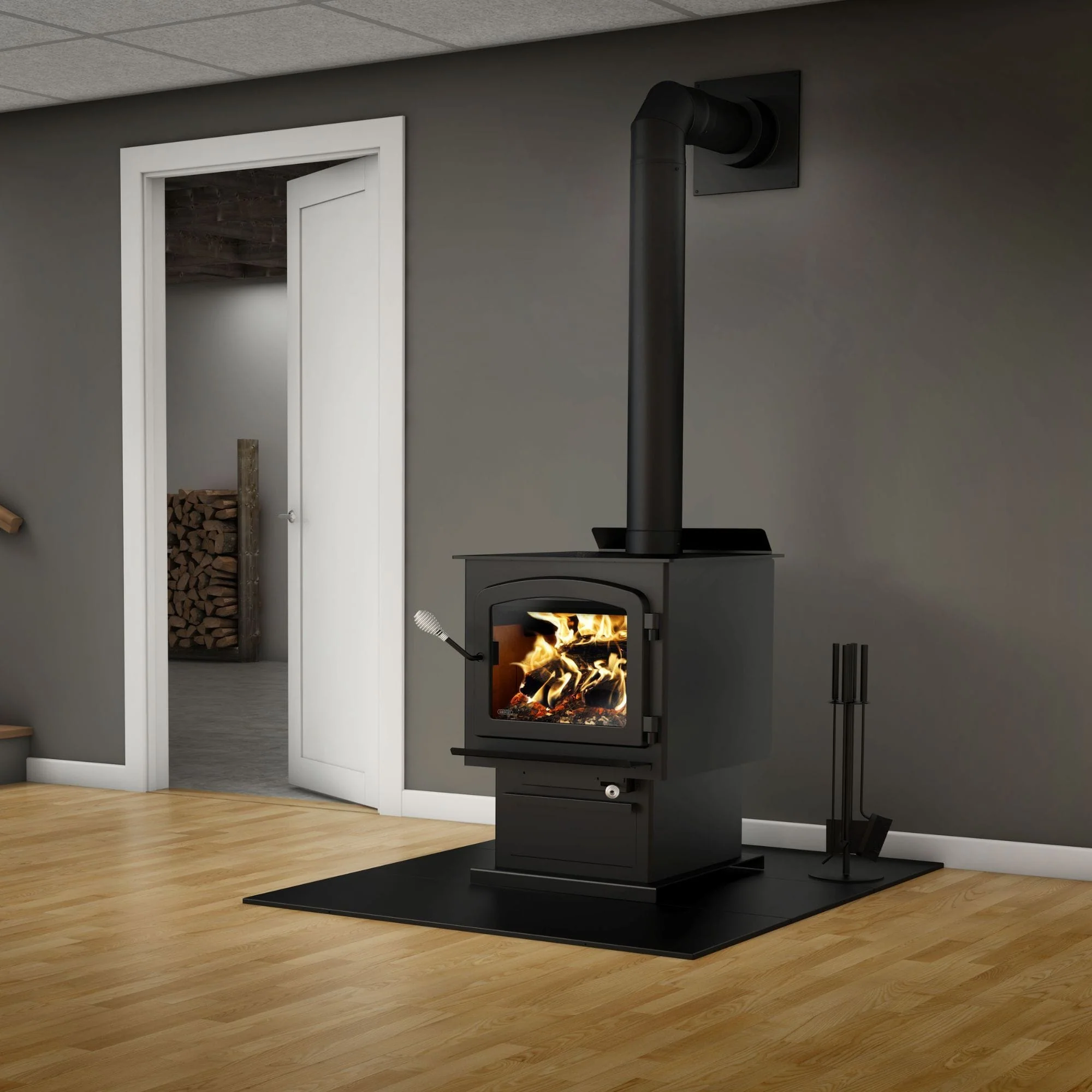 Drolet Myriad III Wood Stove w/ Blower - Image 6