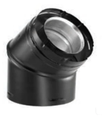 DuraVent 45 Deg. Elbow (Black) - 58DVA-E45B