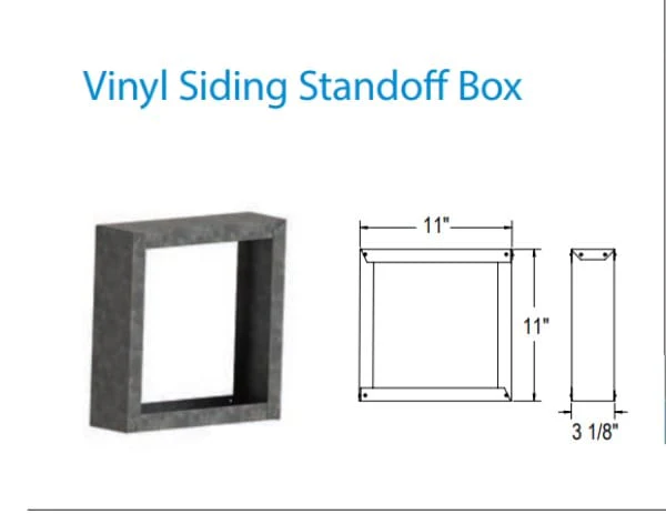 DuraVent Vinyl Siding Standoff Box - DVA-BVS